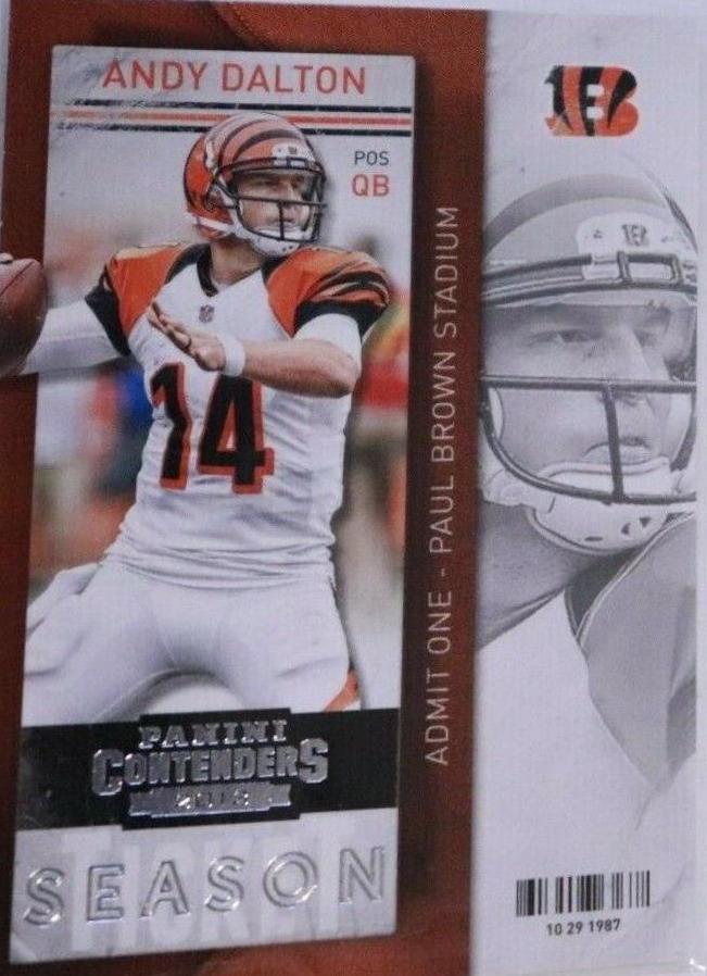 Andy Dalton #8 Football Cards 2013 Panini Contenders