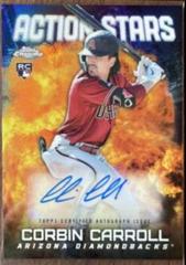 Corbin Carroll #ASCA-CC Baseball Cards 2023 Topps Chrome Update Action Stars Autographs Prices