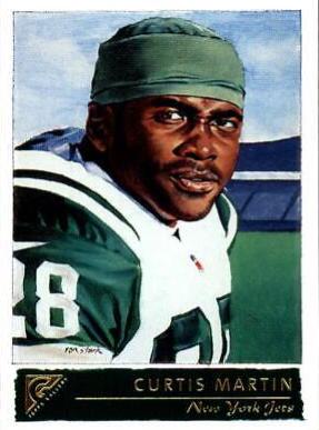 Curtis Martin #5 Football Cards 2001 Topps Gallery