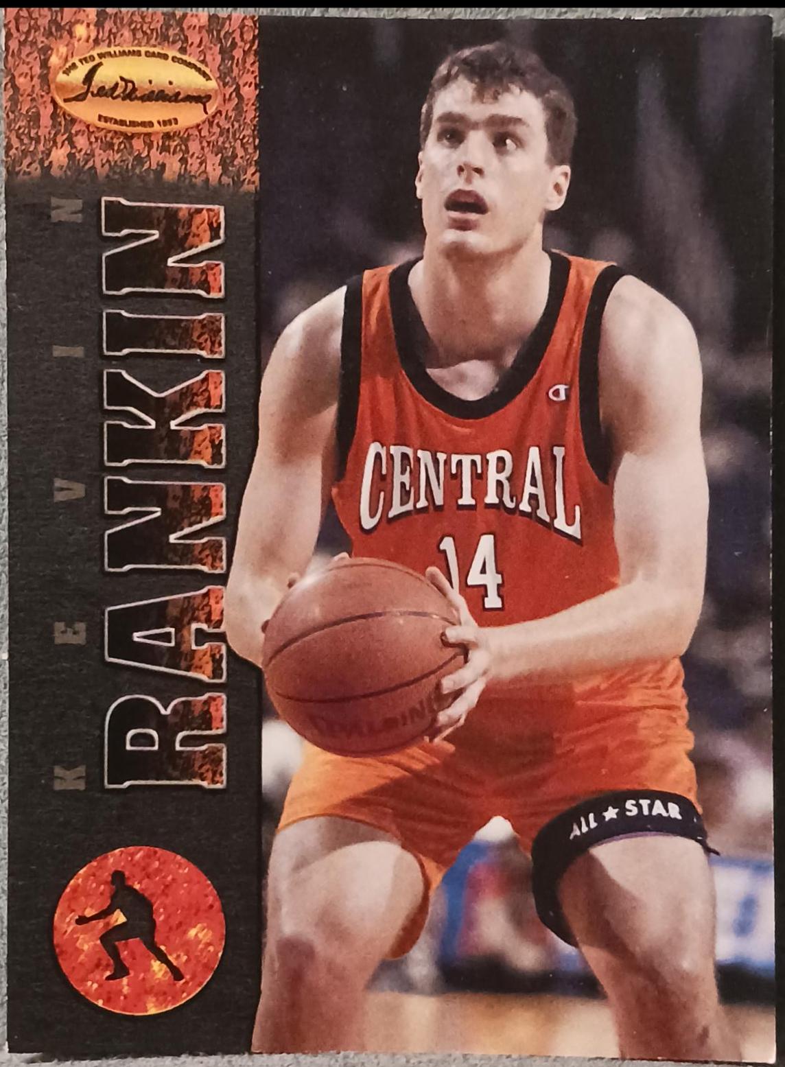 Kevin Rankin #50 Basketball Cards 1994 Classic Ted Williams