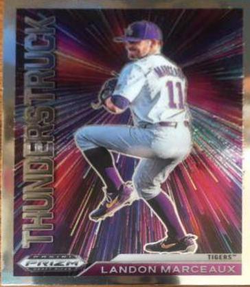 Landon Marceaux #T-LM Baseball Cards 2021 Panini Prizm Draft Picks Thunderstruck