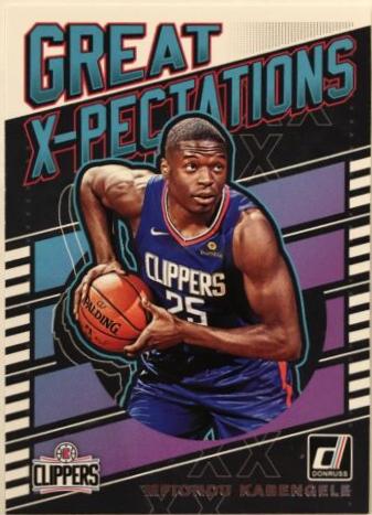 Mfiondu Kabengele #24 2019 Panini Donruss Great X Pectations Basketball
