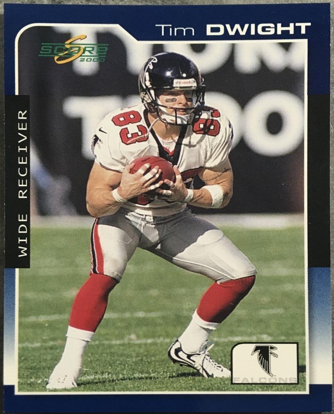 Tim Dwight #8 Football Cards 2000 Panini Score