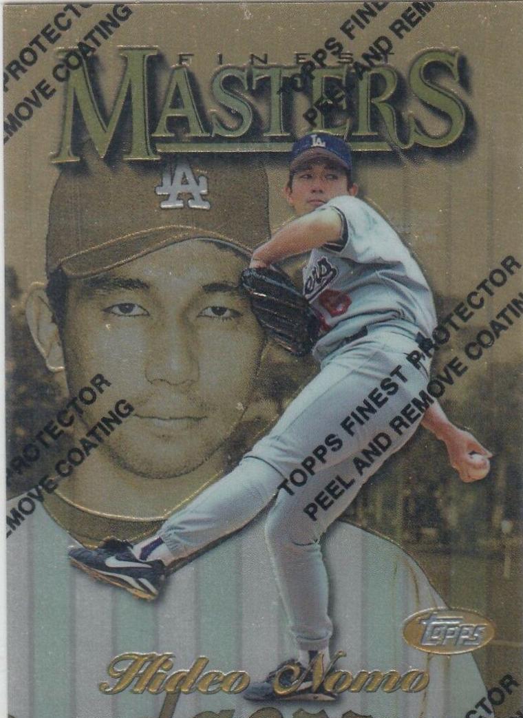 Hideo Nomo #345 1997 Finest Baseball