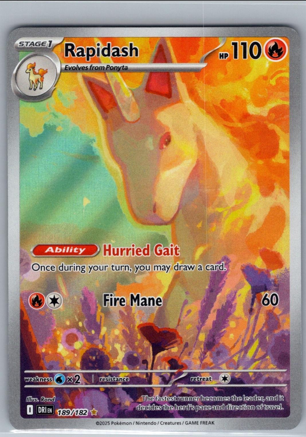 Rapidash #189 Pokemon Destined Rivals
