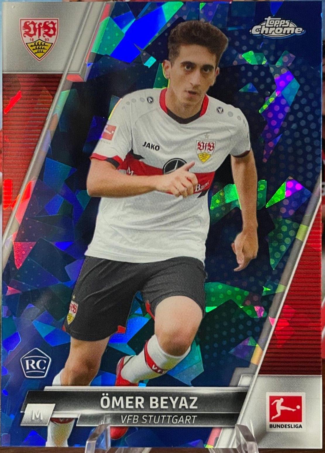 Omer Beyaz #90 Soccer Cards 2021 Topps Chrome Bundesliga
