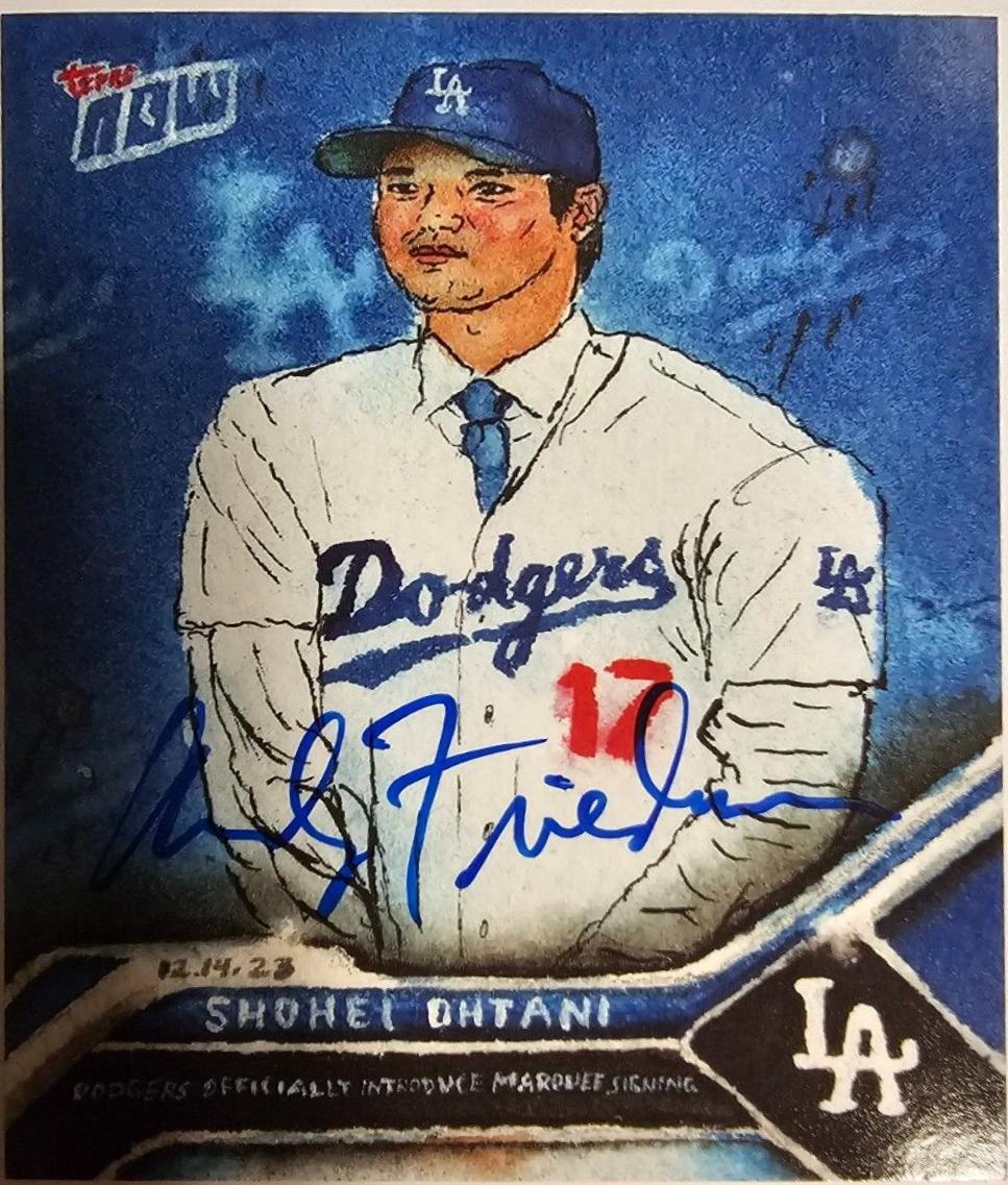 Shohei Ohtani #28 Baseball Cards 2024 Topps Spotlight Autograph