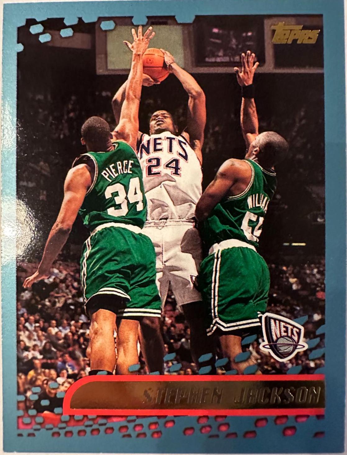 Stephen Jackson #35 Basketball Cards 2001 Topps