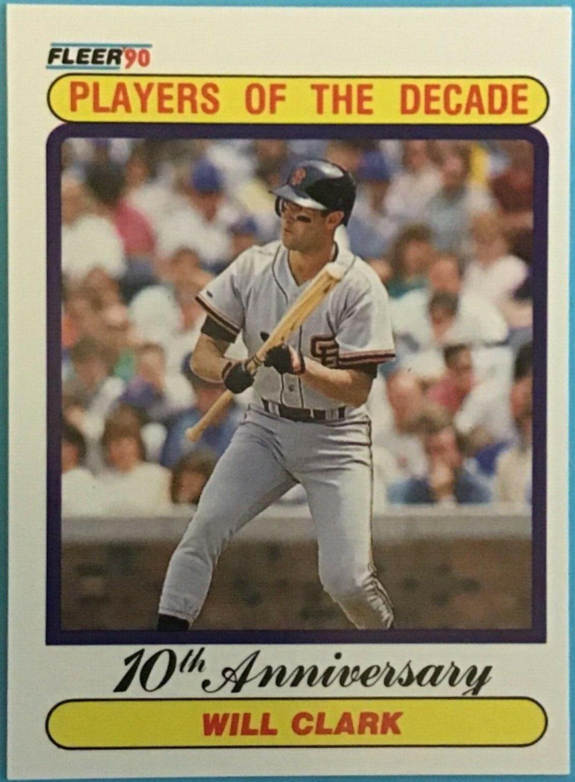 Will Clark #630 Baseball Cards 1990 Fleer