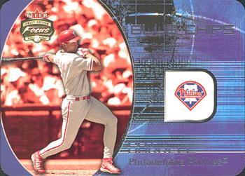 Pat Burrell #5BC Baseball Cards 2002 Fleer Focus JE Blue Chips