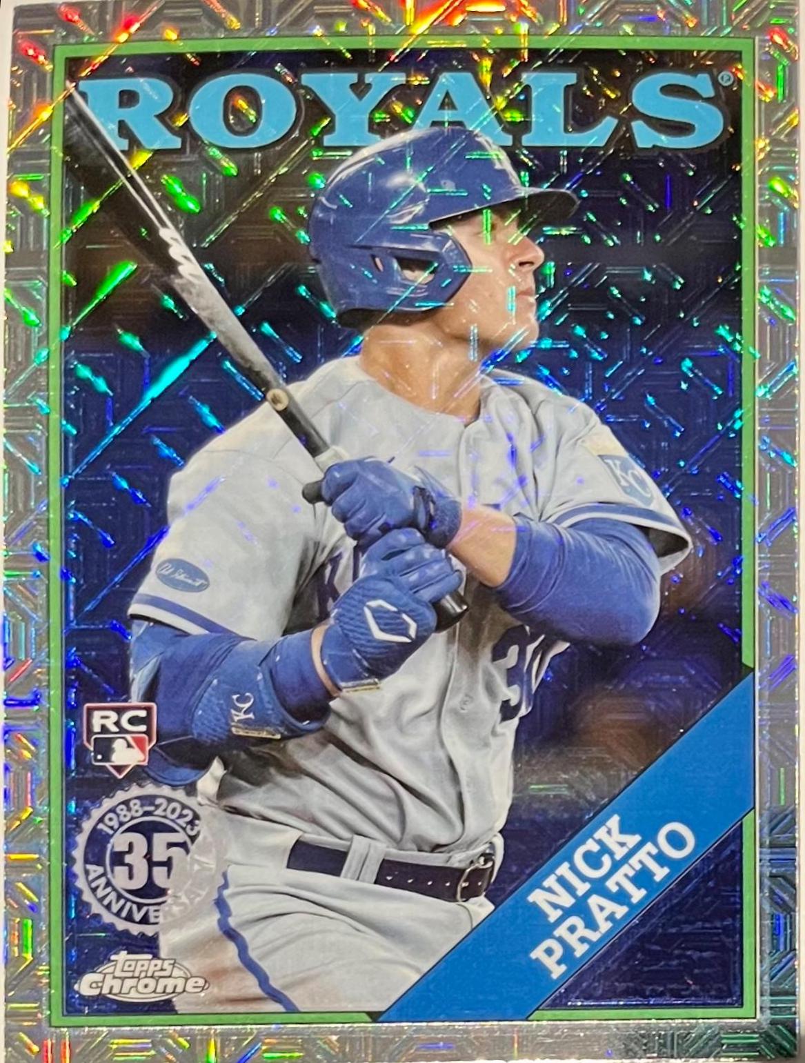 Nick Pratto #T88C-50 Baseball Cards 2023 Topps Silver Pack 1988 Chrome