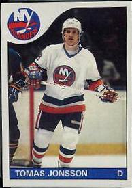 Tomas Jonsson #154 Hockey Cards 1985 Topps