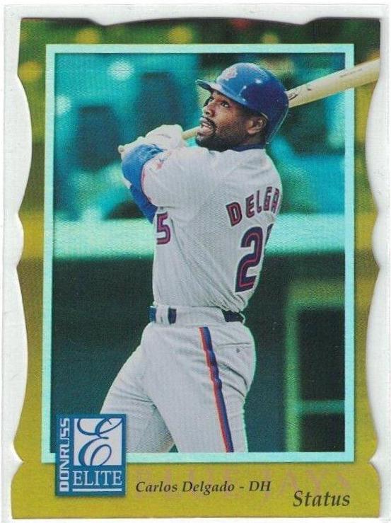 Carlos Delgado #74 Baseball Cards 1998 Donruss Elite