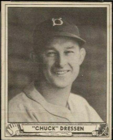 Chuck Dressen #72 1940 Play Ball Baseball