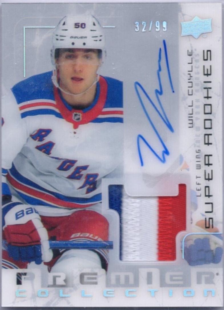 Will Cuylle #SRR-WC Hockey Cards 2023 Upper Deck Premier Rookie Patch Auto