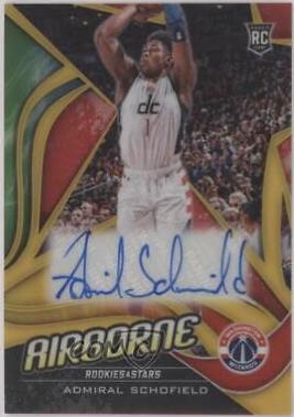 Admiral Schofield [Gold] #AB-ASC Basketball Cards 2019 Panini Chronicles Airborne Signatures