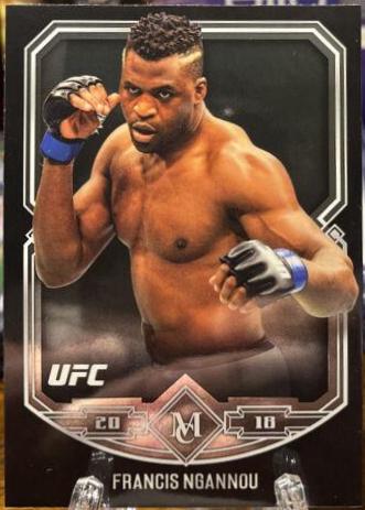 Francis Ngannou #UFCM-FN Ufc Cards 2018 Topps UFC Chrome Museum Collection
