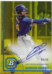 Jackson Chourio [Gold] #CPA-JC Prices | 2022 Bowman Heritage