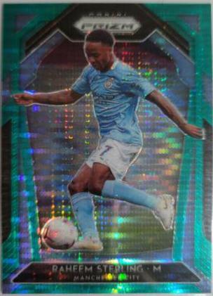 Raheem Sterling #102 Soccer Cards 2020 Panini Prizm Premier League