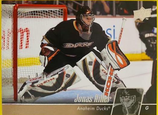 Jonas Hiller #197 Hockey Cards 2010 Upper Deck