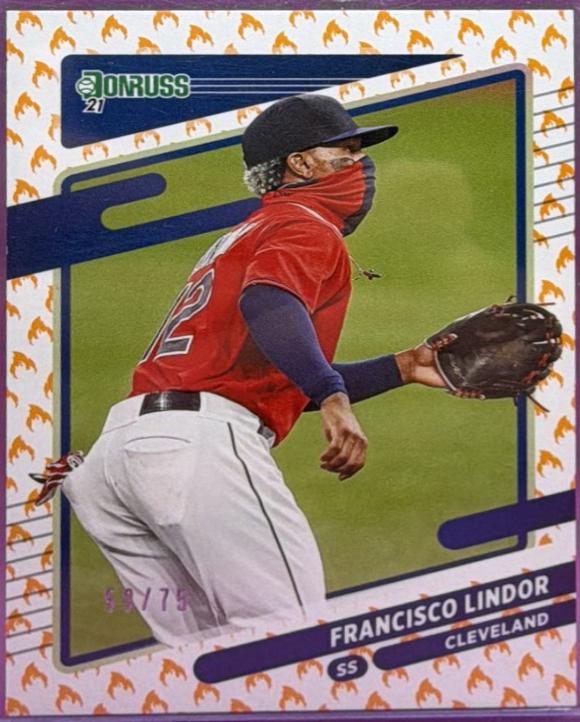 Francisco Lindor [SP Variation On Fire] #139