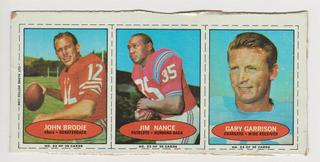Gary Garrison, Jim Nance, John Brodie