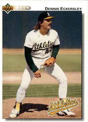 Dennis Eckersley #331 Baseball Cards 1992 Upper Deck