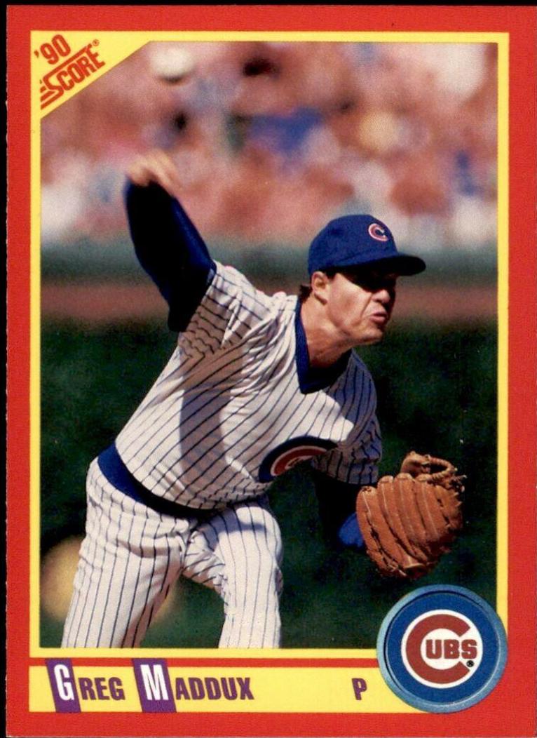 Greg Maddux #403 Baseball Cards 1990 Score