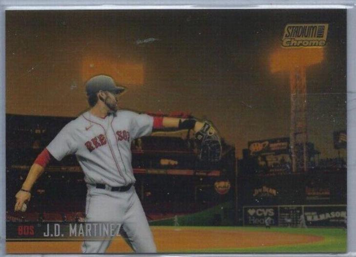 J.D. Martinez #49 2021 Stadium Club Chrome Baseball