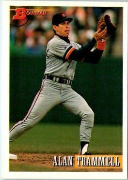 Alan Trammell #391 1993 Bowman Baseball