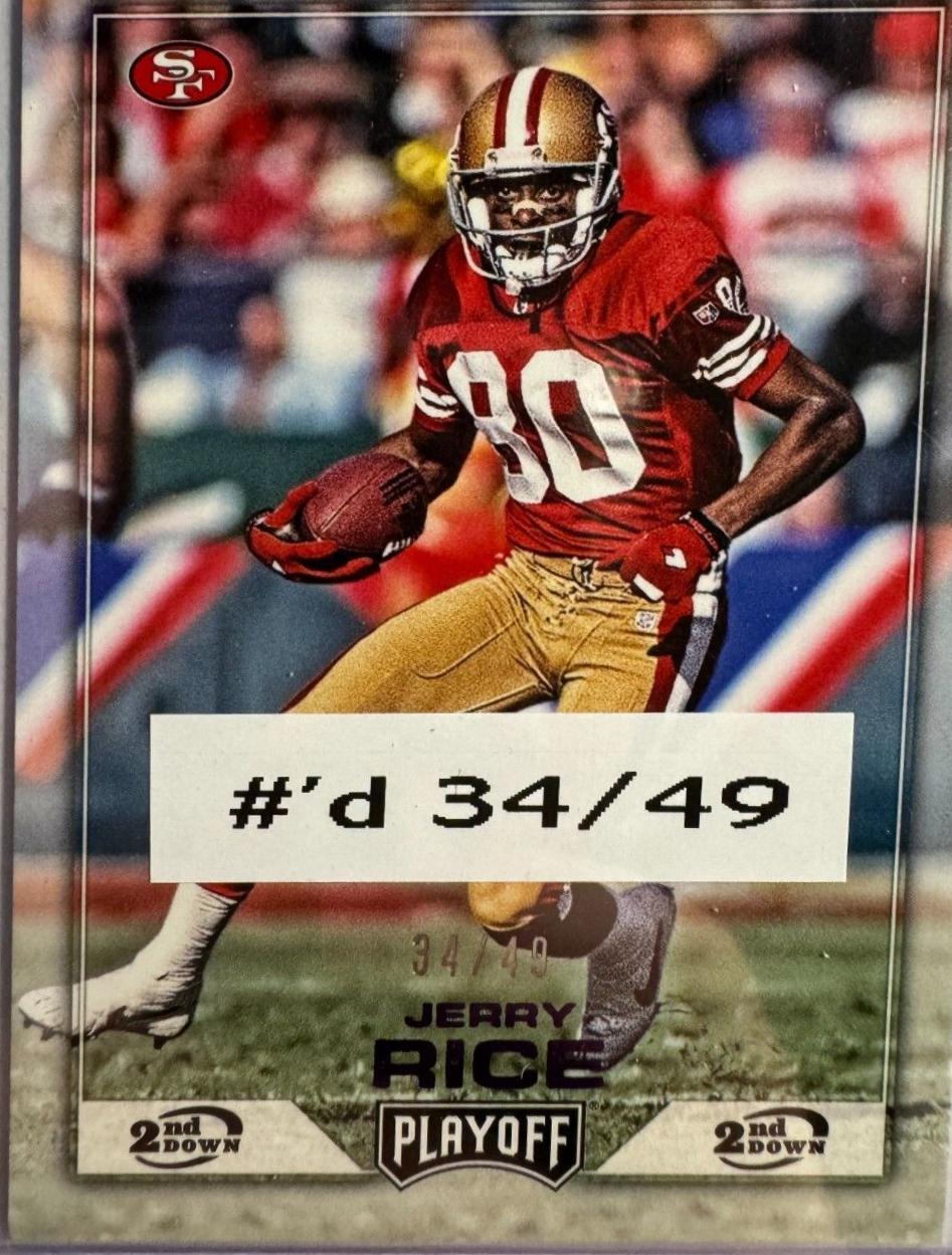 Jerry Rice [2nd Down] #198 Prices | 2016 Panini Playoff | Football Cards