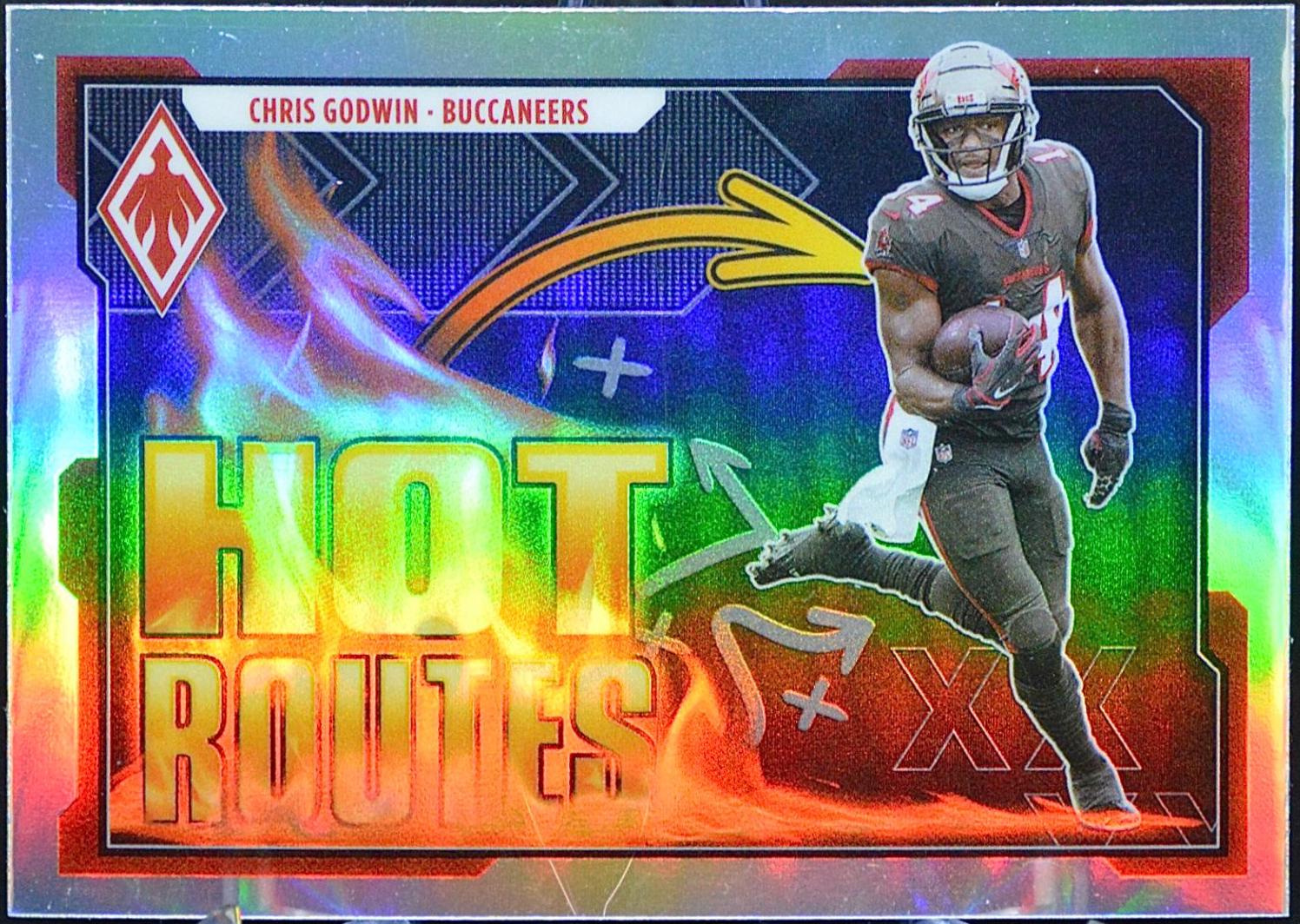 Chris Godwin #HR-23 Football Cards 2021 Panini Phoenix Hot Routes