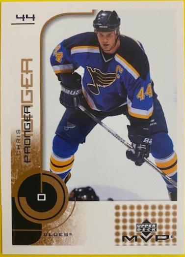 Chris Pronger #162 Hockey Cards 2002 Upper Deck MVP