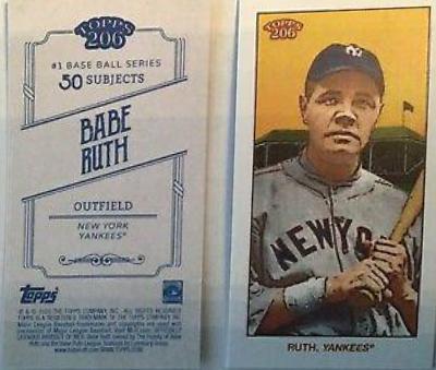 Babe Ruth Baseball Cards 2020 Topps 206