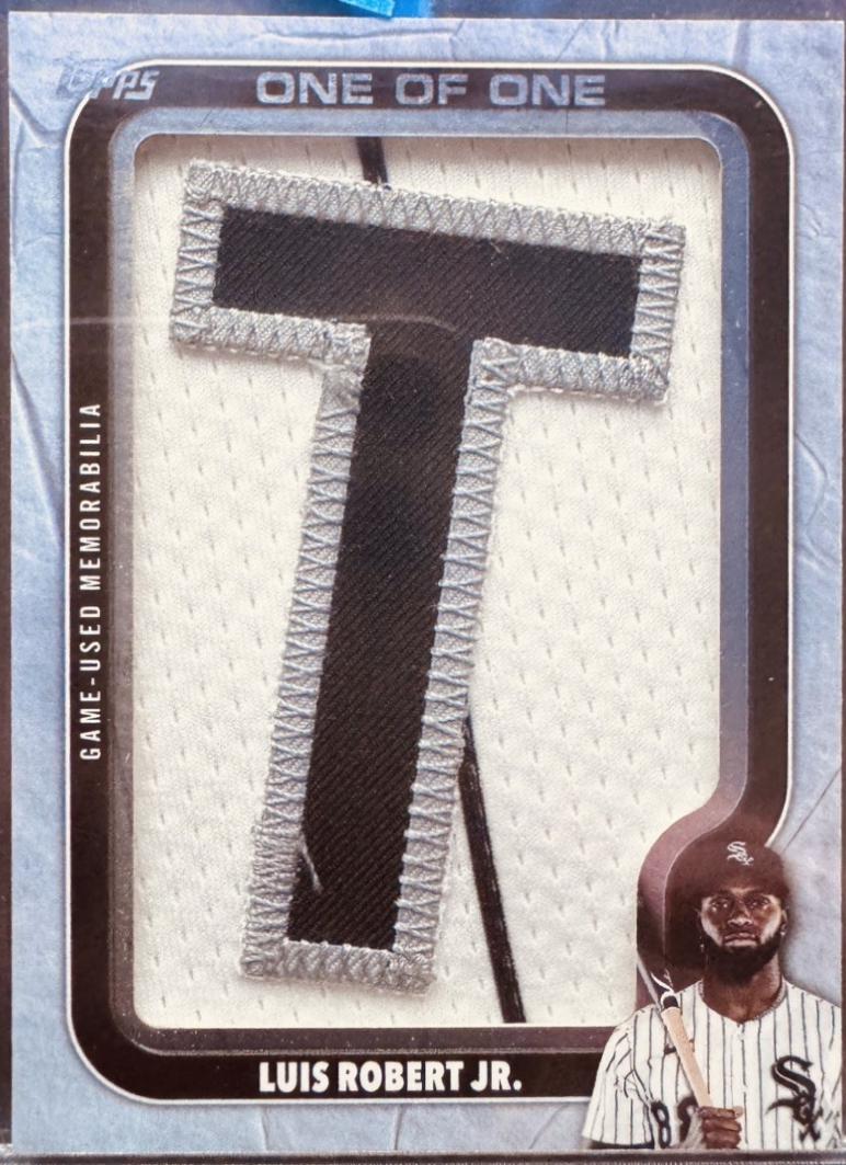 Luis Robert Jr. #OTN-LR 2025 Topps Update Own The Name Relics Baseball