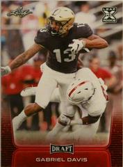 Gabriel Davis [Red] #32 Football Cards 2020 Leaf Draft Prices