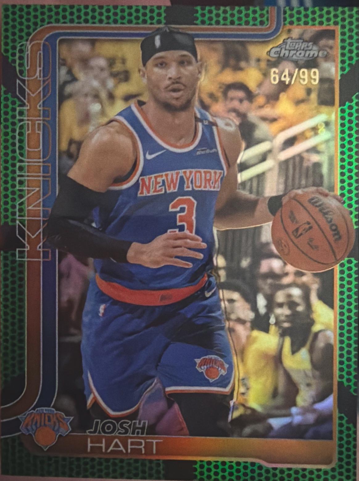 Josh Hart [Green Refractor] #160 Prices | 2025 Topps Chrome