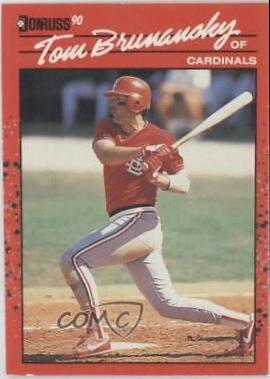 Tom Brunansky #399 Baseball Cards 1990 Donruss