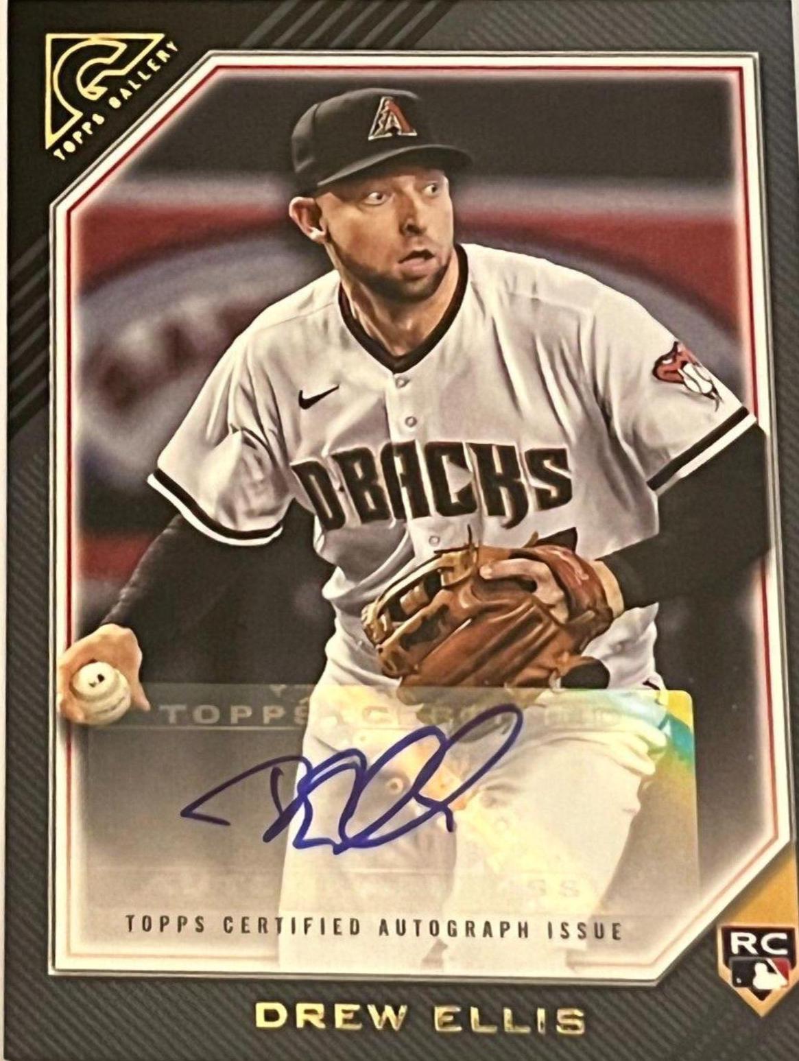 Drew Ellis #RA-DE Baseball Cards 2022 Topps Gallery Rookie Autographs