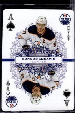 Connor McDavid #A Hockey Cards 2022 O Pee Chee Playing Cards