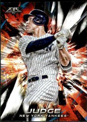 Aaron Judge #1 Baseball Cards 2018 Topps Fire