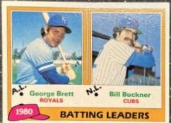 George Brett #1 Baseball Cards 1980 Topps