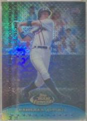 Chipper Jones [Refractor] #TF17 Baseball Cards 1999 Finest Team Blue Prices