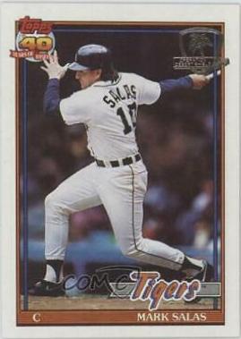 Mark Salas #498 Baseball Cards 1991 Topps Desert Shield
