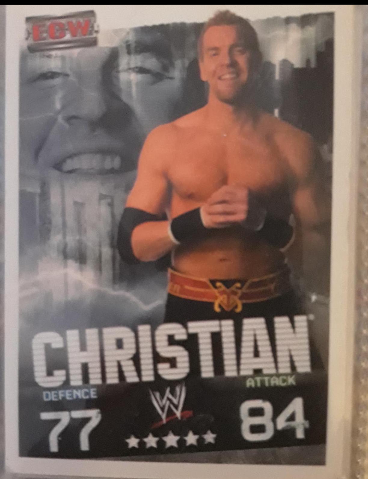Christian Wrestling Cards 2009 Topps WWE Slam Attax