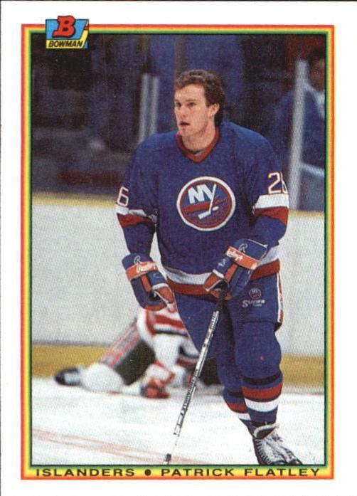 Patrick Flatley #124 Hockey Cards 1990 Bowman