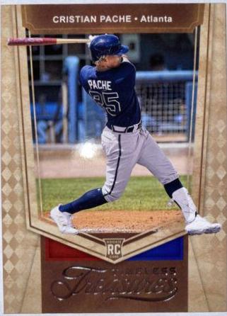 Cristian Pache #5 Baseball Cards 2021 Panini Chronicles Timeless Treasures