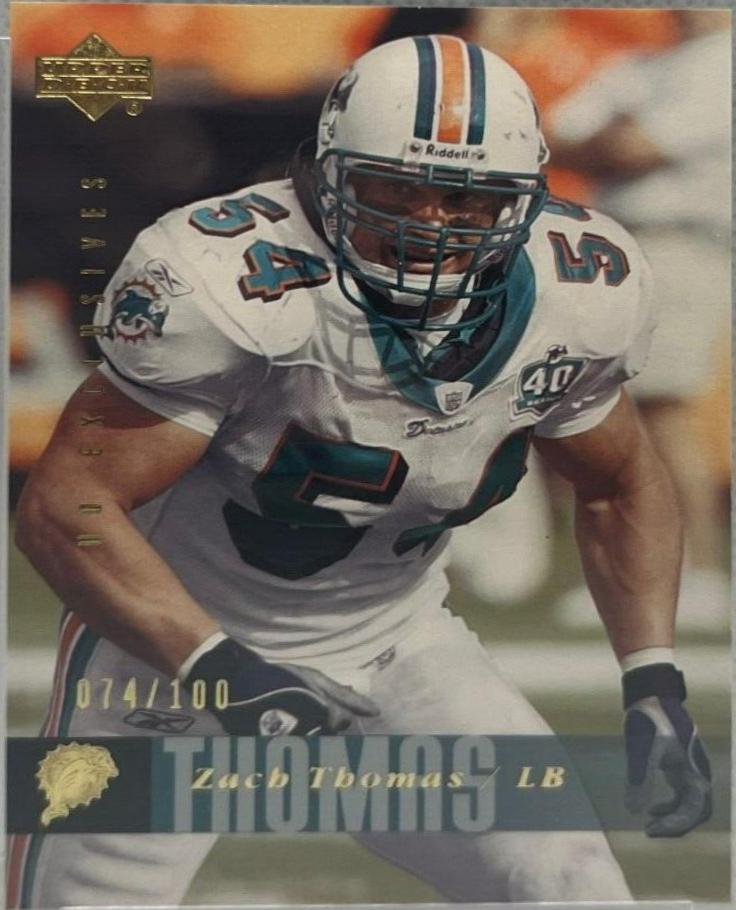 Zach Thomas [Exclusives Gold] #106
