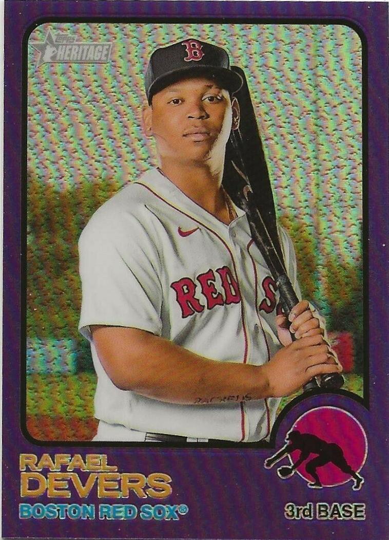 Rafael Devers [Chrome Purple Refractor] #244