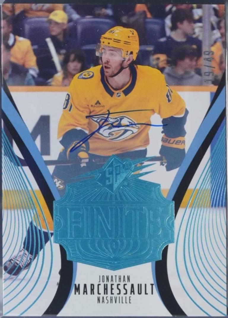 Jonathan Marchessault #18 2025 Spx Finite Autograph Hockey